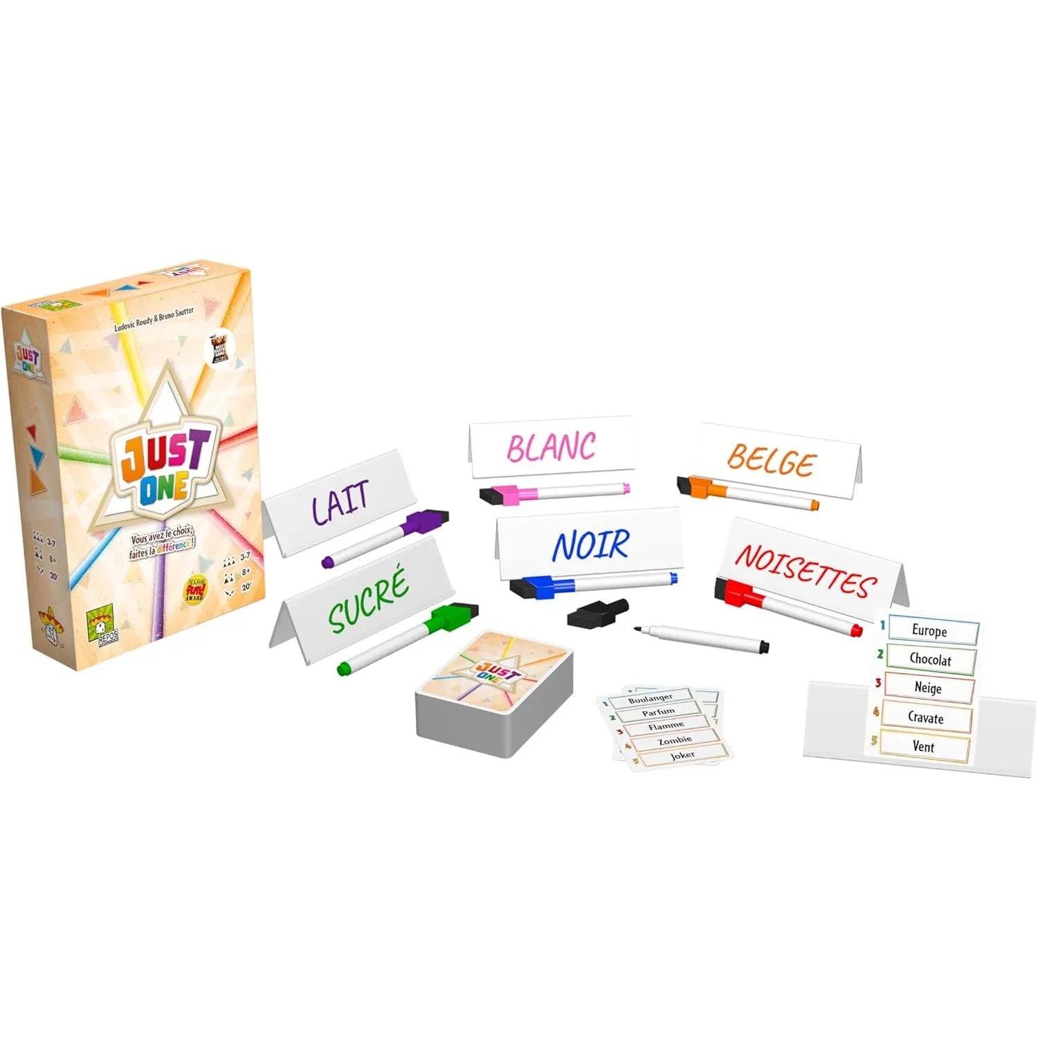 Just One French Party Game – 3-7 Players, 550 Words - Gomix Brands Outlet